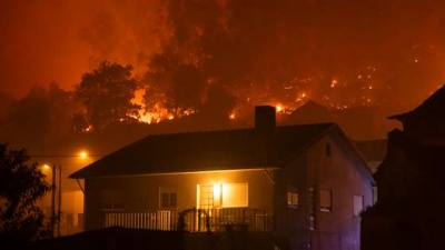 Um autêntico inferno.